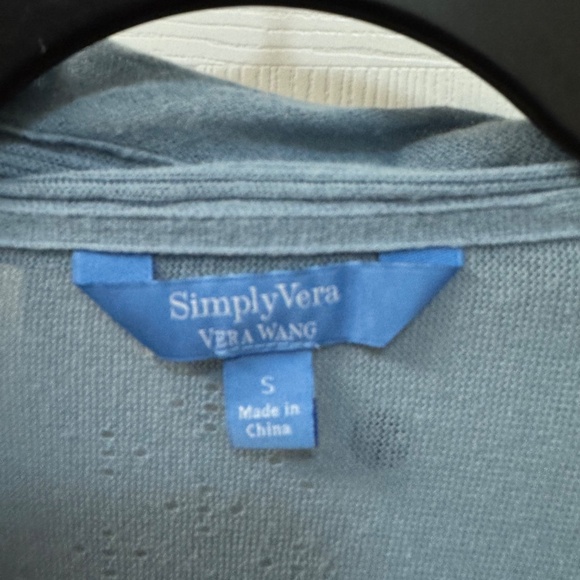 Very Wang Lightweight Cardigan  Pale blue. Size small - Picture 2 of 6